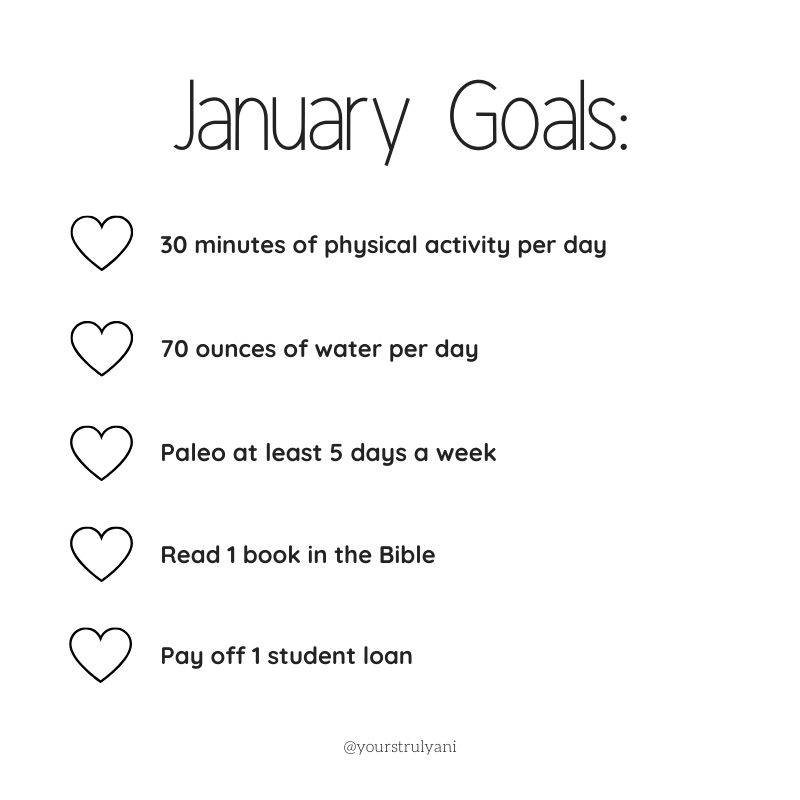 January Goals