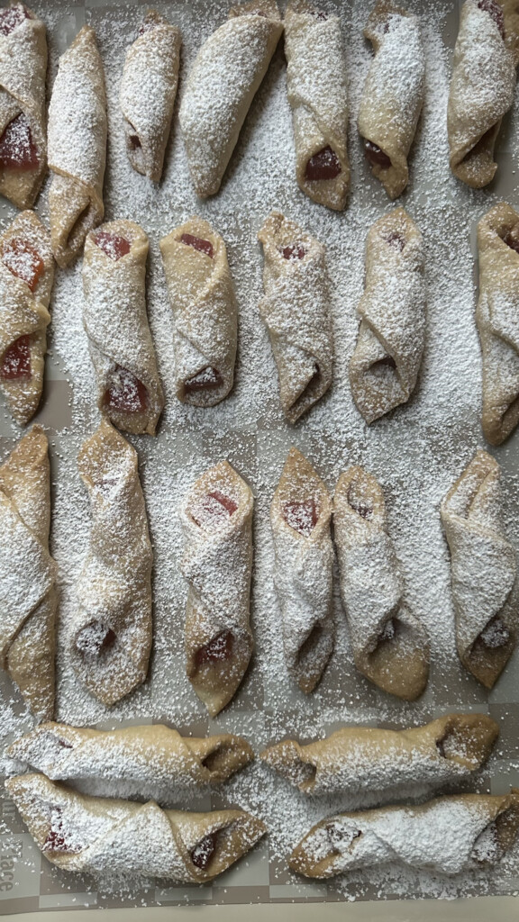 Grandma's Lokhum (Turkish Delight) Cigarette Pastries