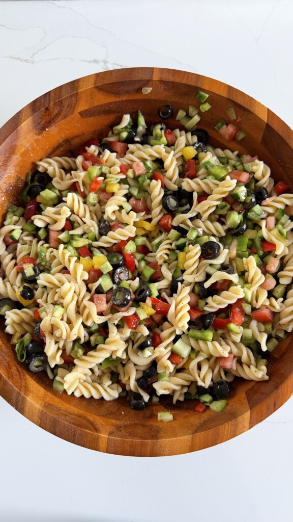 Mom's Colorful Pasta Salad
